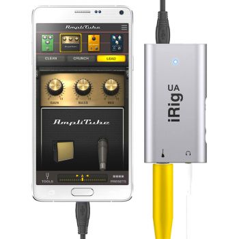 IK Multimedia iRig UA - Interfaccia audio per chitarra/basso - sistemi Android, PC e MA