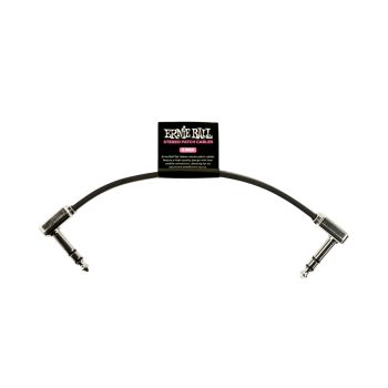 ERNIE BALL - 6408 SINGLE FLAT RIBBON STEREO PATCH CABLE 15,24 CM