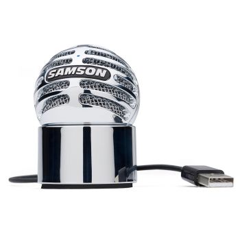 SAMSON METEORITE MIC - Microfono a Condensatore USB - Chrome