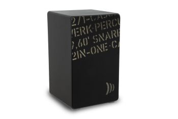 SCHLAGWERK CP404 PB - 2INONE SNARE CAJON "PITCH BLACK" - LARGE - LIMITED EDITION