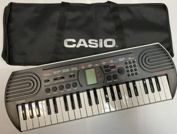 Casio SA-81 Tastiera a 44 tasti MINI Nera con borsa