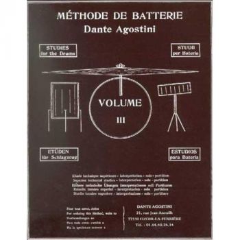 Dante Agostini Méthode de Batterie  Volume 3  METODO DI BATTERIA
