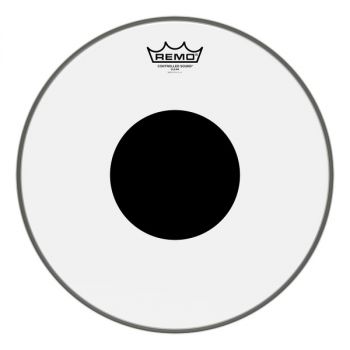 PELLE REMO W.K. CONTROL SOUND TRASPARENTE DA 16" Black Dot