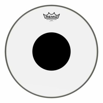  PELLE REMO W.K. CONTROL SOUND TRASPARENTE DA 18" Black Dot 