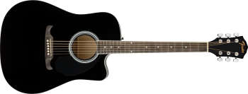 Fender FA-125CE DREADNOUGHT, BLACK WN