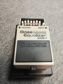 BOSS GEB-7 Bass Equalizer Usato con Imballo