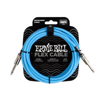 ERNIE BALL 6412 FLEX CABLE BLUE 3M