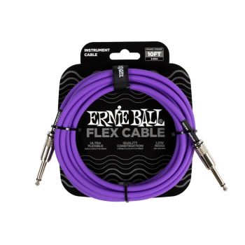 ERNIE BALL - 6415 FLEX CABLE PURPLE 3M