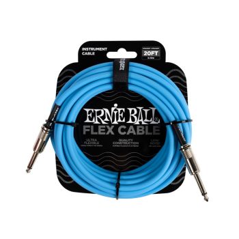 ERNIE BALL - 6417 FLEX CABLE BLUE 6M