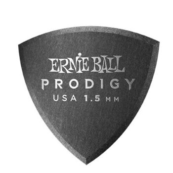 ERNIE BALL - 9331 PLETTRI PRODIGY SHIELD BLACK 1,5 MM BUSTA 6