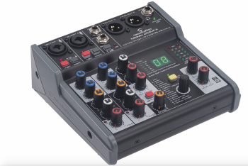 SOUNDSATION MIOMIX 202UFX Mixer Audio Professionale con Multieffetto Digitale e Interfaccia Audio I/O USB fino a 24-bit/96kHz