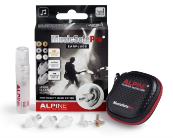 ALPINE MUSICSAFEPRO-2019-TR Kit auricolari per protezione uditiva con 3 filtri attenuazione - Black Edition