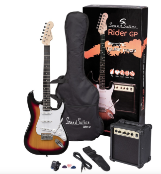 SOUNDSATION RIDER GP 3TS Guitar Pack elettrico - 3T Sunburst