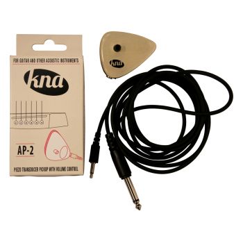 KNA AP-2 AP-2 trasduttore piezo per chitarra e altri strumenti acustici con controllo volume