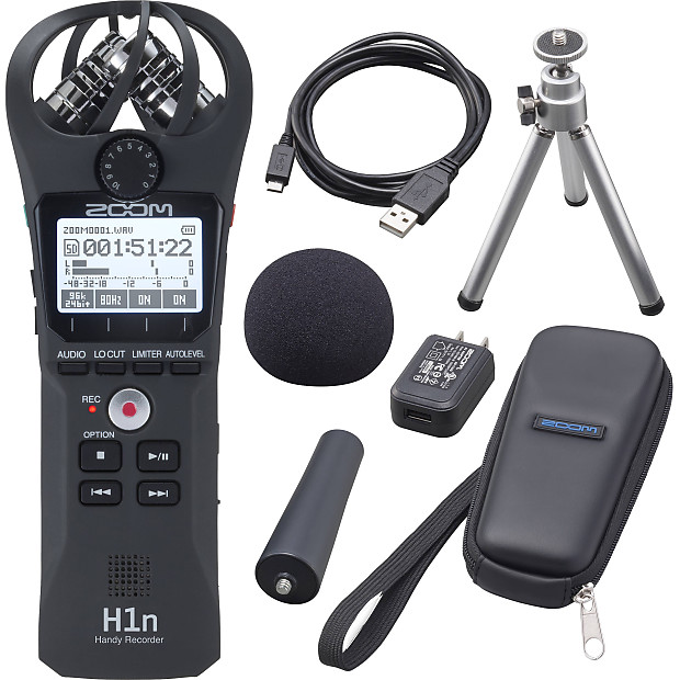 Zoom H1n - registratore palmare stereo digitale Nuovo modello + APH-1n - kit accessori per H1n Spedizione Gratuita!!!